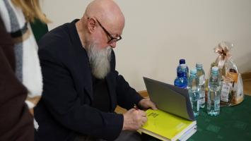 Profesor Jerzy Bralczyk gościł w Tomaszowie Mazowieckim